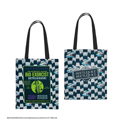 Beetlejuice Tote Bag Call Beetlejuice Apparel Horror Bag