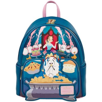 Loungefly -Beauty And The Beast Be Our Guest Mini Backpack