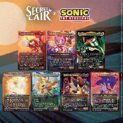 Magic The Gathering Secret Lair - Sonic the Hedgehog Friends and Foes
