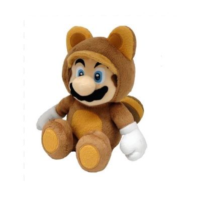 Super Mario - Mario Tanooki Plush 22cm