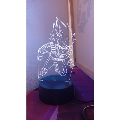 Vegeta 3D lamp