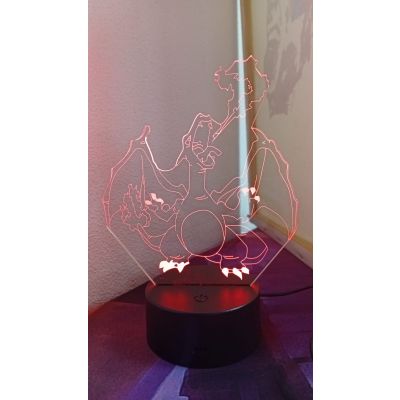 Charizard 3D lamp
