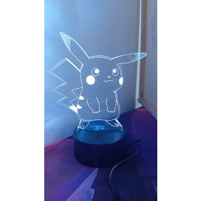 pikachu 3D lamp