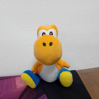 orange yoshi plush